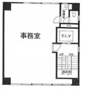 岡安ビルの基準階図面