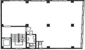 銀座S1ビルの基準階図面