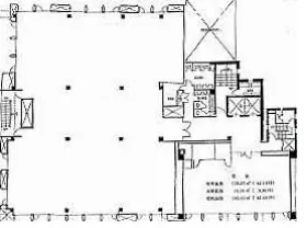 丸高ビルの基準階図面