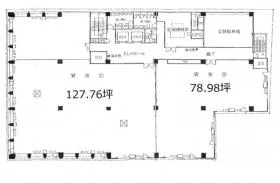 第2丸高ビルの基準階図面