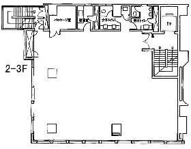 銀座Bビル(山口興産銀座B)の基準階図面