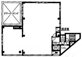 南日本ビルの基準階図面