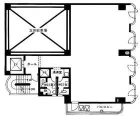 山源ビルの基準階図面