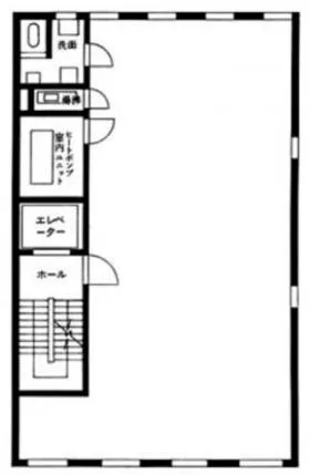 萬産ビルの基準階図面