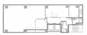 KANDA HIKOBAEビルの基準階図面