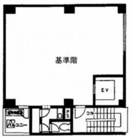 丸栄ビルの基準階図面