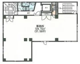 日暮里コミュニティビルの基準階図面
