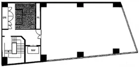 BONMARUSANビルの基準階図面
