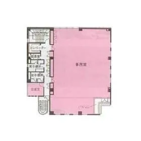 Q-DAN1991ビルの基準階図面