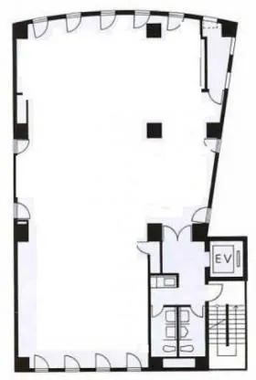 一番町法眼坂ビルの基準階図面