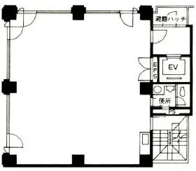 末広JFビルの基準階図面