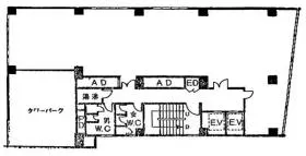 第一麹町ビルの基準階図面