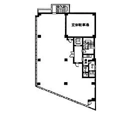 井門岩本町第2ビルの基準階図面