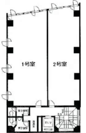 宮益SKビルの基準階図面