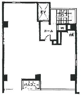 ブロケードビルの基準階図面