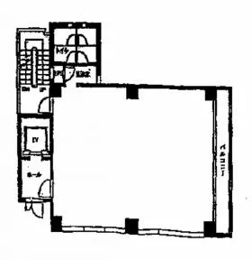 住吉ビルの基準階図面