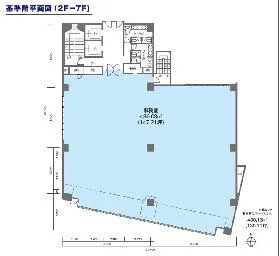 NREG秋葉原ビルウエストビルの基準階図面