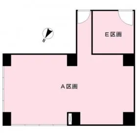 飯田ビルの基準階図面