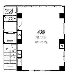 重盛ビルの基準階図面