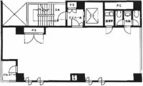 みづまんビルの基準階図面