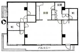 紀尾井ロイヤルハイツビルの基準階図面
