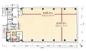 渋谷プライムプラザビルの基準階図面