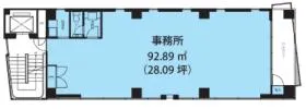 JP-BASE渋谷 (旧:MYビル)の基準階図面