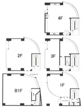 Garden coco神宮前の基準階図面