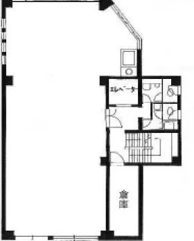 パレス代々木上原の基準階図面