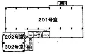 サンポウ池袋アネックスの基準階図面