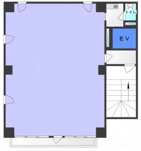 ぜんらくビルの基準階図面