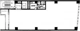 EX-SIDE南新宿(旧新宿田口ビル)の基準階図面