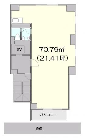 大和ビルの基準階図面