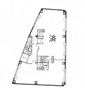 ナカニシビルの基準階図面