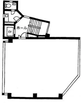 川本ビルの基準階図面