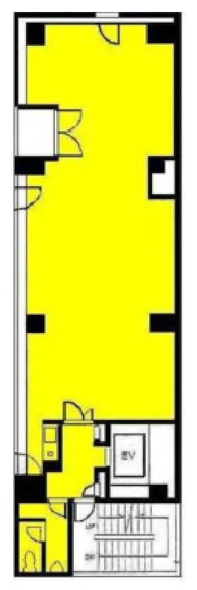 銀座コスミオンビルの基準階図面