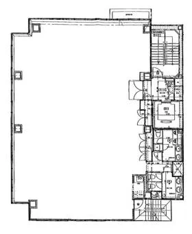 代々木イーストビルの基準階図面