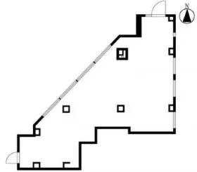 チャールストンハウスビルの基準階図面