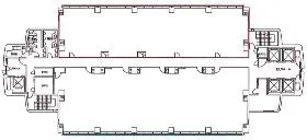 JRE大森駅東口ビルの基準階図面