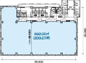 御茶ノ水NKビルの基準階図面