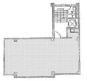 丸万ビル5号館の基準階図面