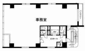 矢崎ホワイトビルの基準階図面