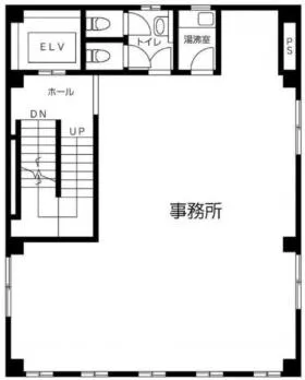 高山ビルの基準階図面