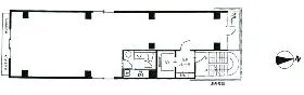 東五反田AMビルの基準階図面