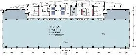 二子玉川ライズオフィスの基準階図面