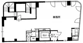 朝日神社会館の基準階図面