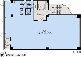 COMODO TAKAFUKUの基準階図面