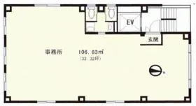 EM南麻布ビルの基準階図面