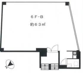 青山パティオビルの基準階図面