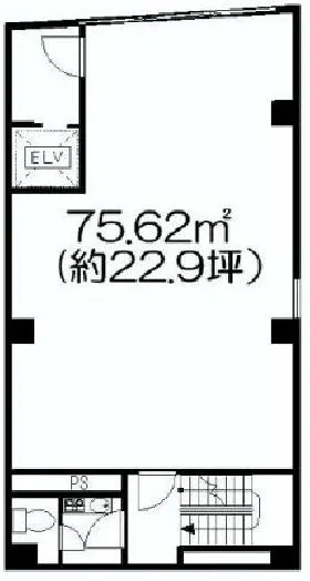 DG22ビルの基準階図面